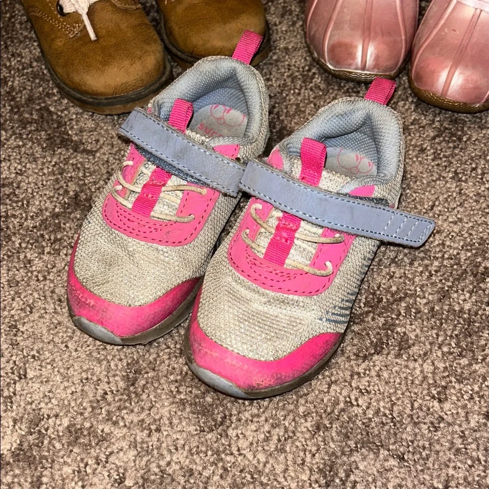 Toddler girls size 7 cat & jack, sperry and stride rite boots/sneakers bundle!